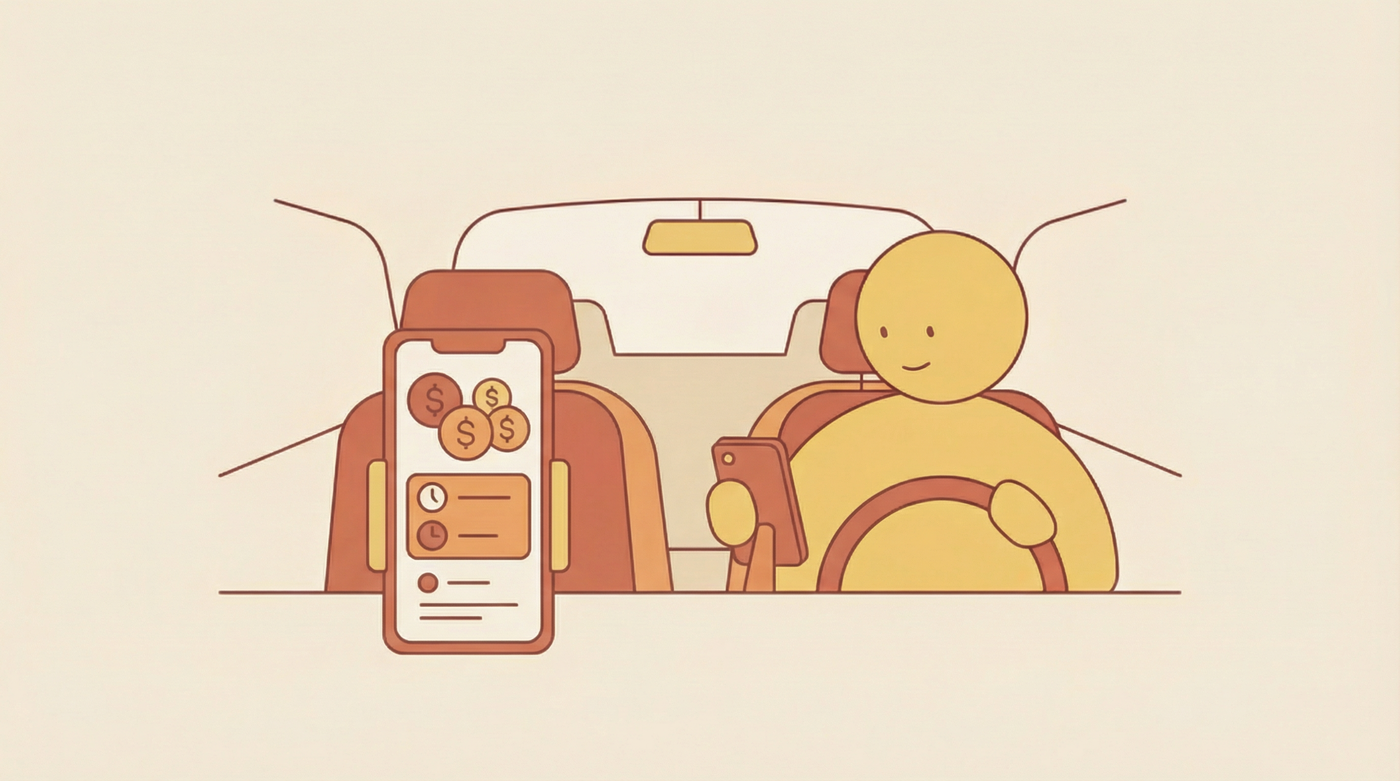 Driver earning with CABME app